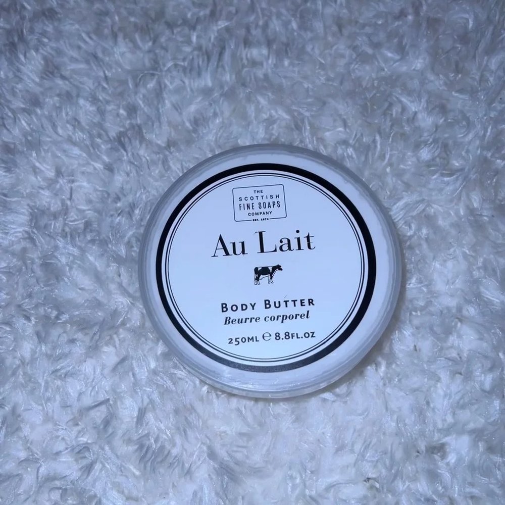 Scottish Fine Soaps Au Lait Body Butter 8.8 oz 250ml